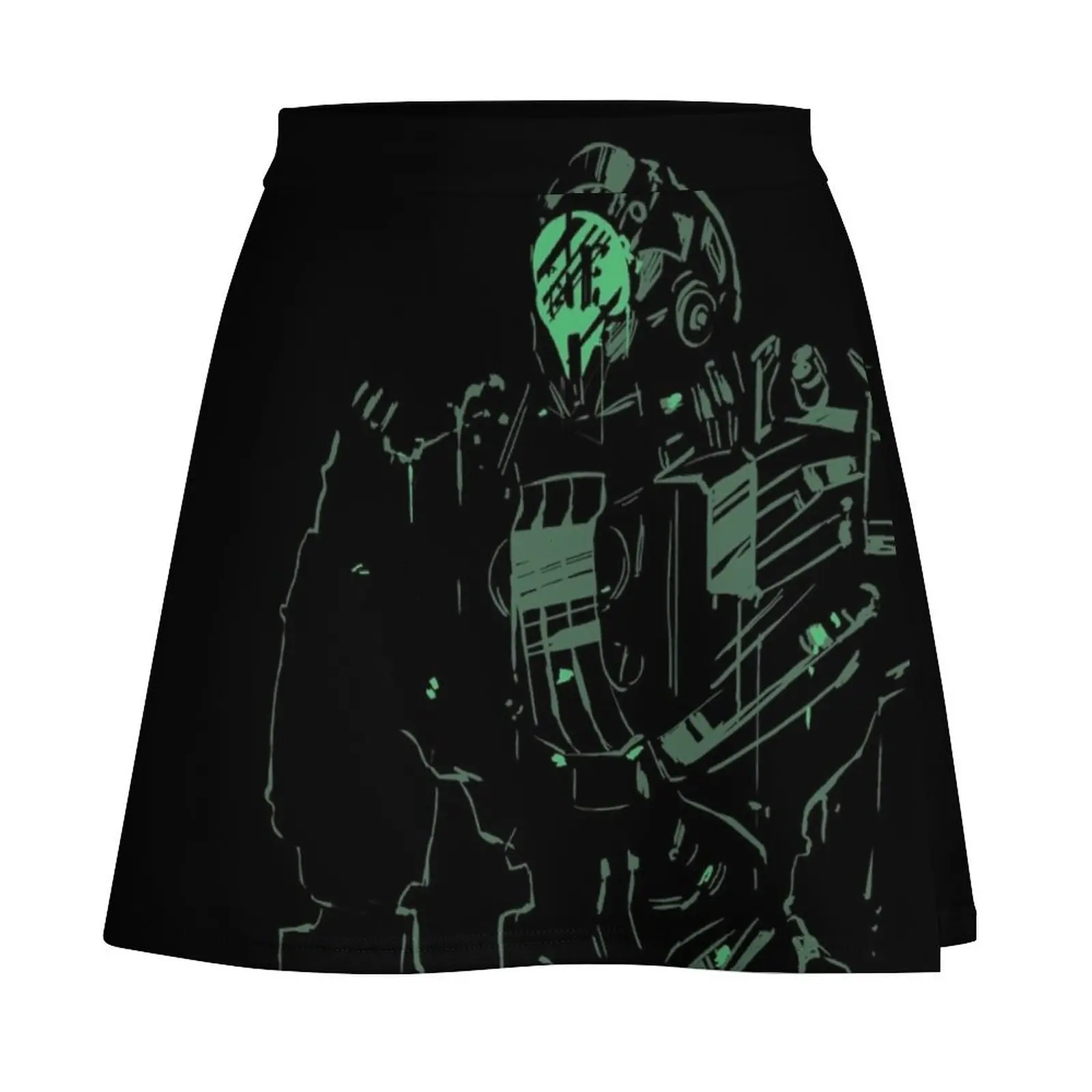 AOE Lockdown sketch Mini Skirt womans clothing summer dresses for women 2025 Mini Skirt