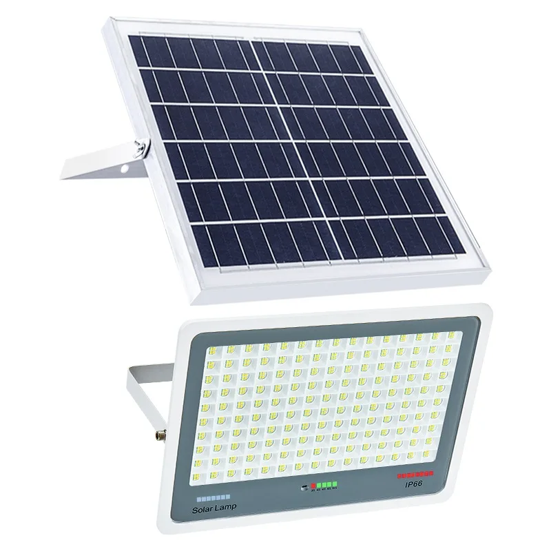 Imagem -05 - Holofote Solar Led Proteção para os Olhos Grânulo de Alto Brilho sem Cintilação Alumínio Fundido Exibição de Poder Lâmpada de Parede de Jardim