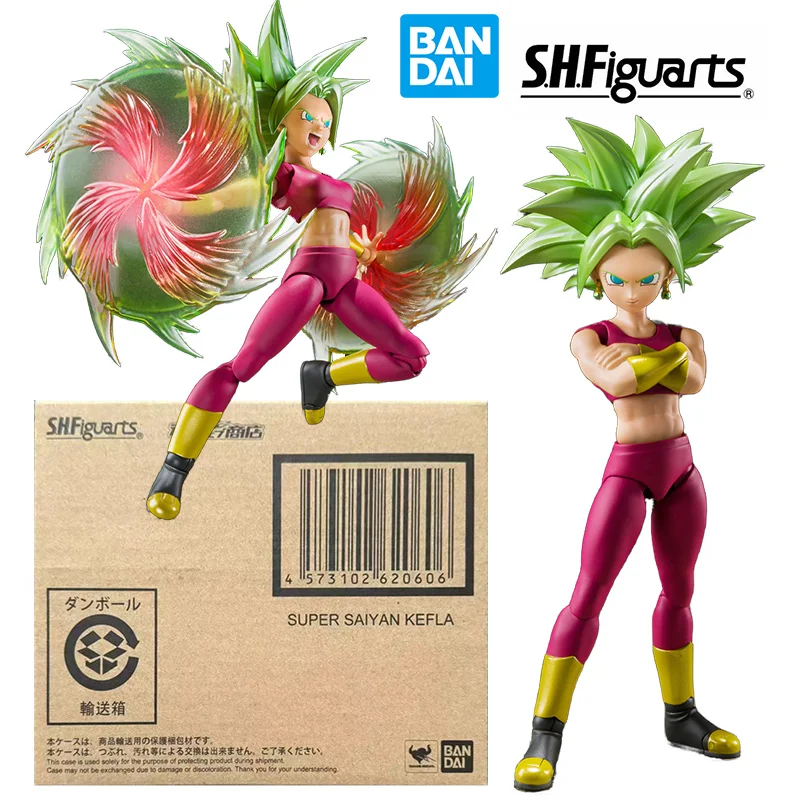 Bandai Namco S.H.Figuarts Super Saiyan Kefla Dragon Ball 16Cm Anime Original Action Figure Model Children's Toy Gift Collection