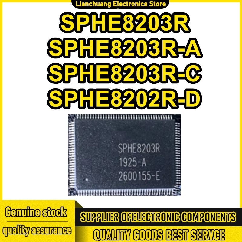 

SPHE8203R SPHE8203R-A SPHE8203R-C SPHE8202R-D QFP128 Чип для декодирования DVD, 100% новый, оригинальный, в наличии