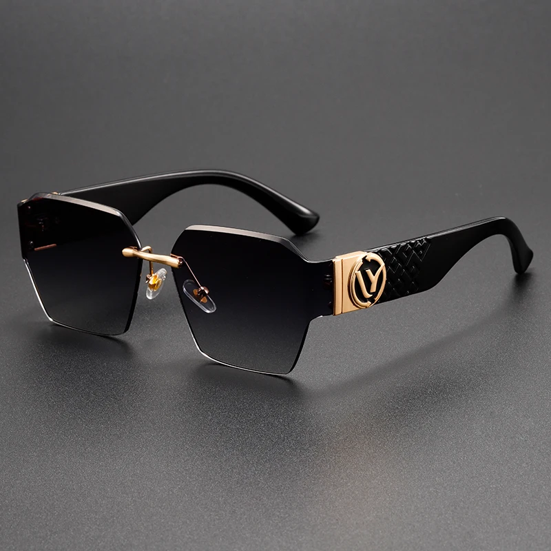 Trendy Appearance Design Suitable for Various Styles of Sunglasses, Fashionable and Versatile Metal Sunglasses