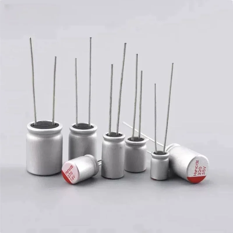 5PCS Solid State Electrolytic Capacitors 6.3V 10V 16V 25V 35V 100UF 220UF 470UF 1000UF