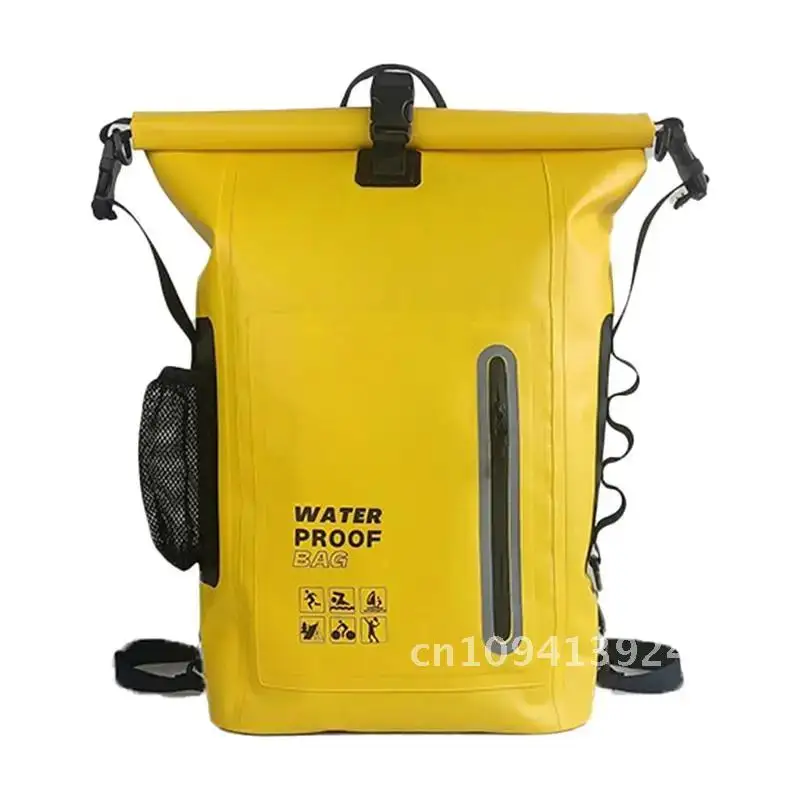 

Dry Storage Bag Backpack Large Capacity Backpack Marine Dry Travel Outdoor Strips For Bags Versatile Comfortable Reflective Bag