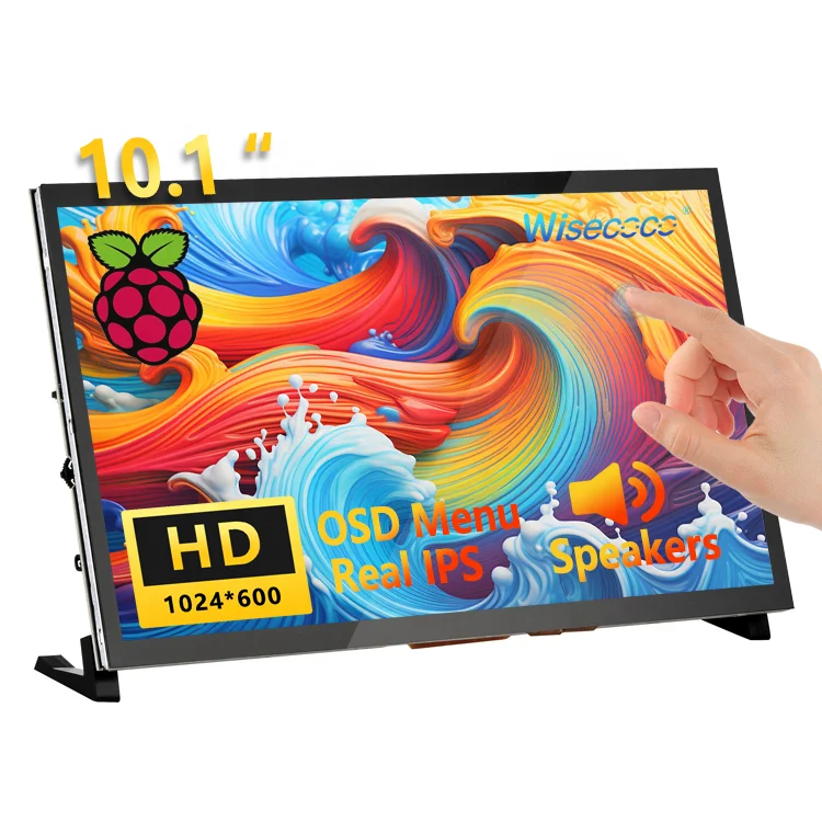Raspberry Pi 10.1 Inch 1024*600 1280*800 IPS Lcd Display Compatible Capacitive Usb Touch Screen Panel Module Controller Driver