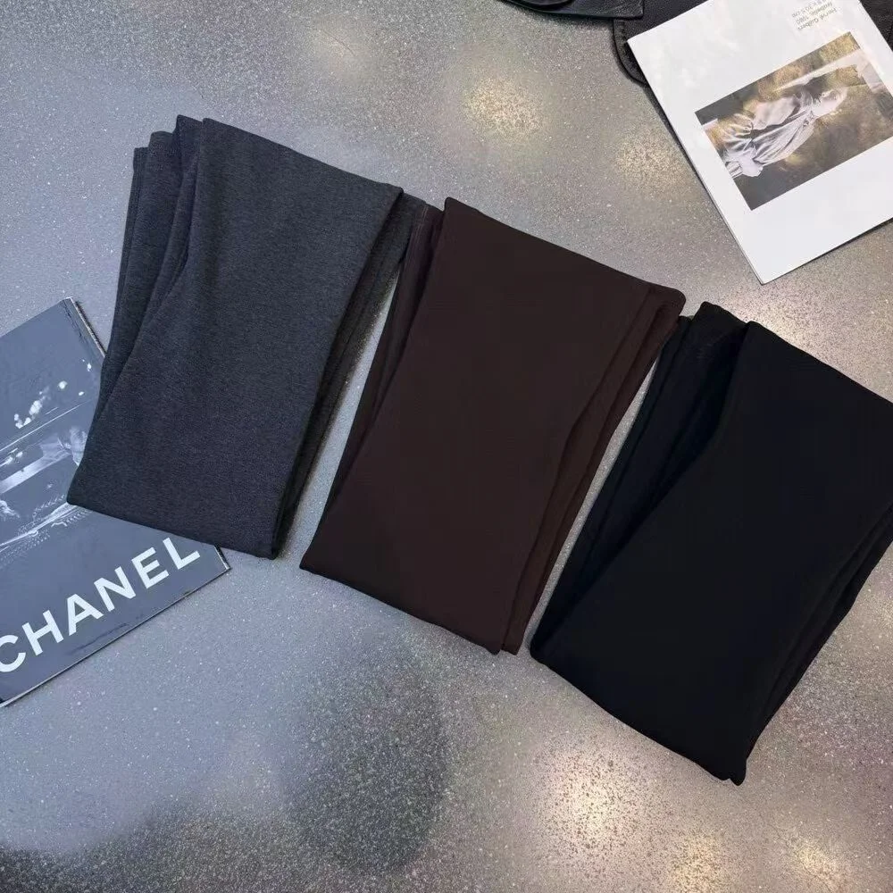 Pantaloni da yoga bootcut foderati in Fce a vita alta Pantaloni termici da donna Pantaloni lunghi casual Pantaloni da yoga bootcut a vita alta