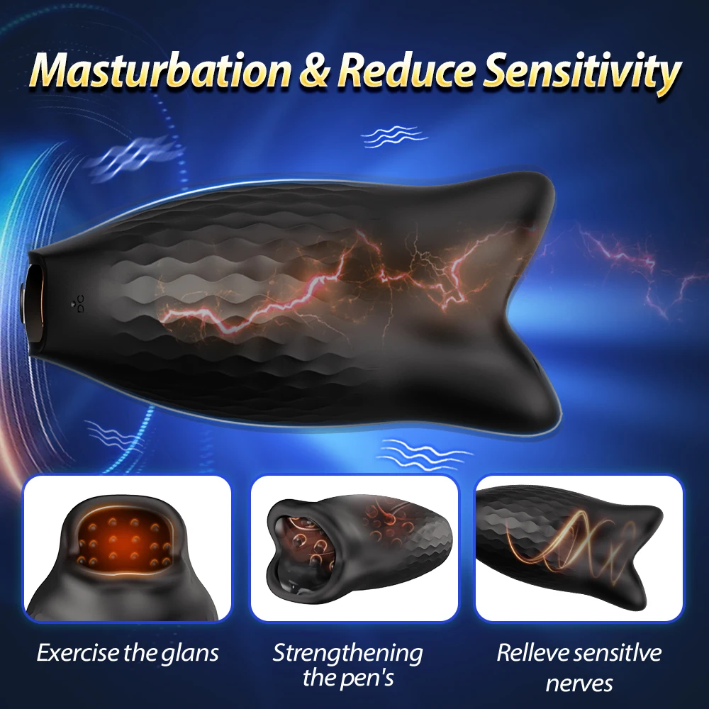 Male Sex Toy Exerciser Glans Vibrator for Men Stimulater Massager Penis Delay Trainer Masturbator Equipment Adult Products - view 6