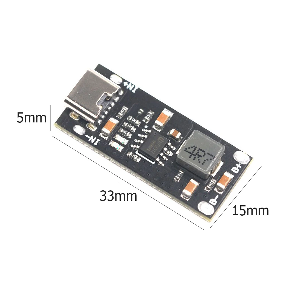 IP2312 USB Type C 3A Polymeer Ternaire Lithiumbatterij Snellaadbordmodule