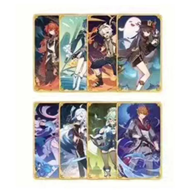 Genshin Impact Collection Cards Booster Box Rare Anime Playing Game Cards