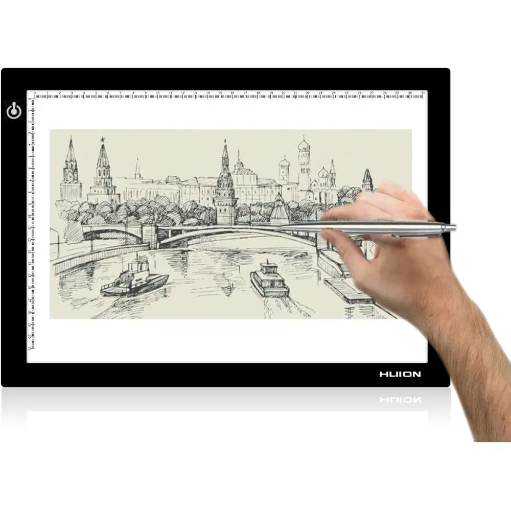 

Ultra-Slim A4 LED Light Pad with USB Power for Tracing and Illumination