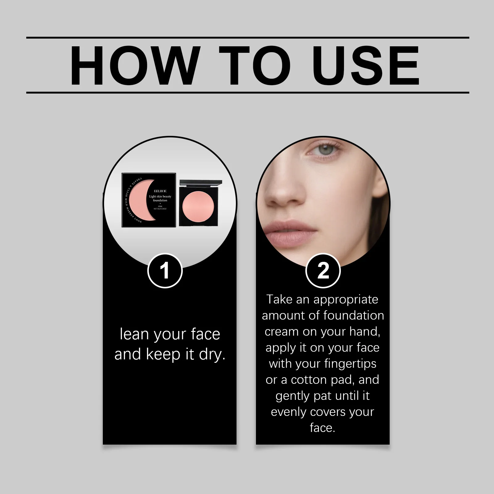 Eelhoe Pink Facial Foundation Long Time Oil-Control Lasting Wear Makeup Base Maquiagem Full Coverage Face Moisturizing Concealer