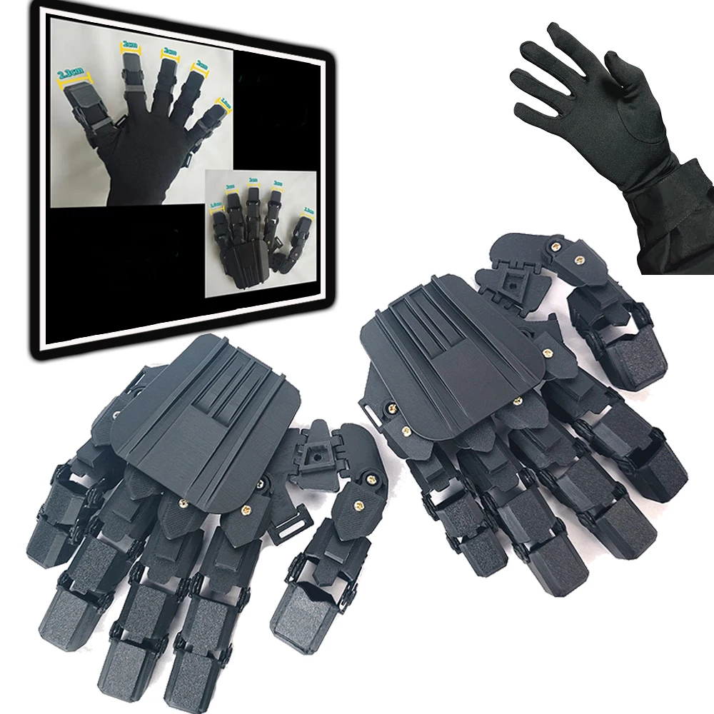 

Tactical Mechanical Gloves Airsoft Cyberpunk Mechanical Armor Wearable Gauntlets CS Role Play Props Movie Decorate Equipment