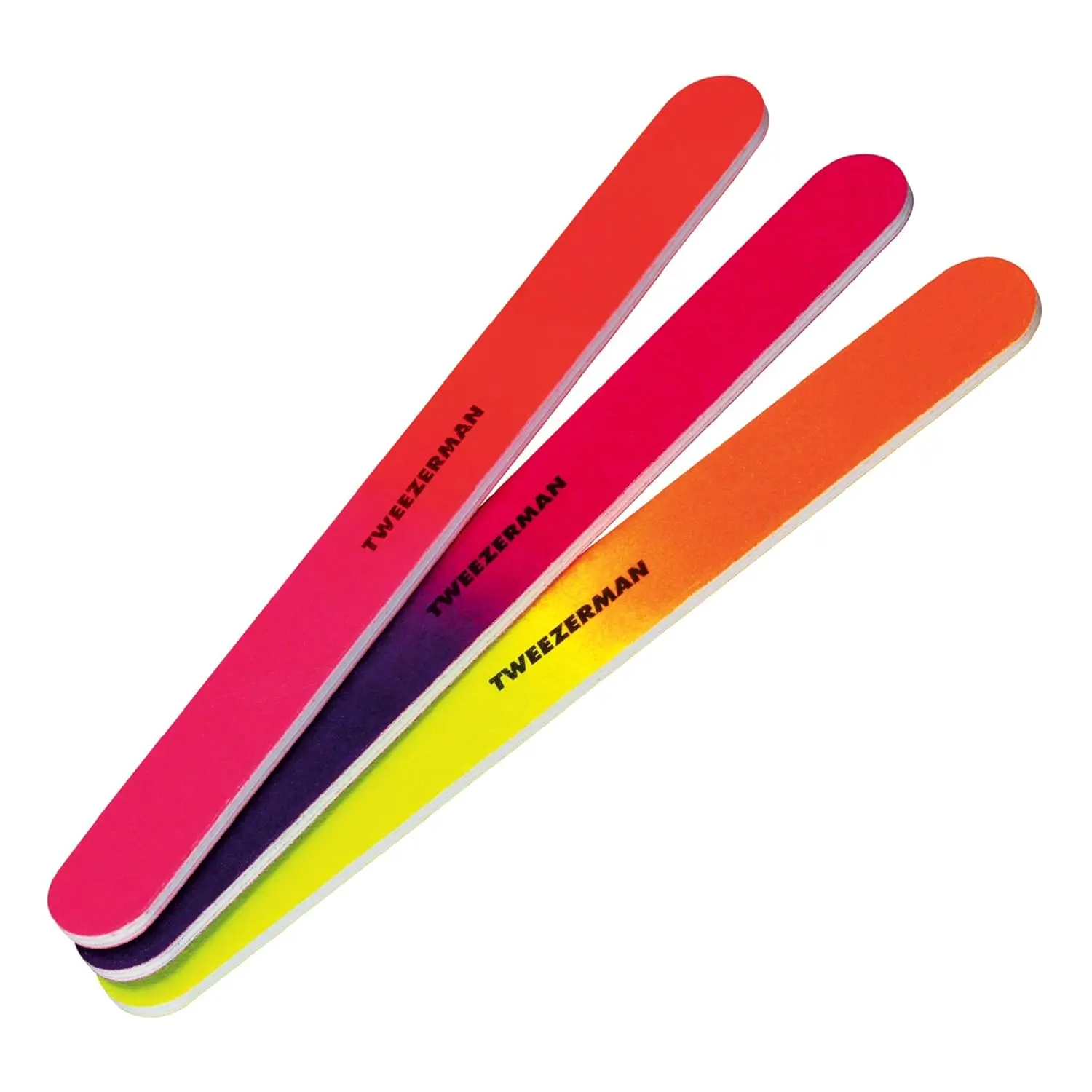 

Neon Nail Files (Pack of 3) - 100/180 Grit Dual-Sided