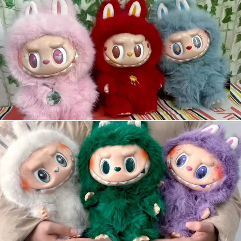 

Hot The Monster Labubu Series 38cm Zimomo Big Angel Creative Doll Figure Vinyl Pendant Doll Model Toy Replica Toy Birthday Gifts