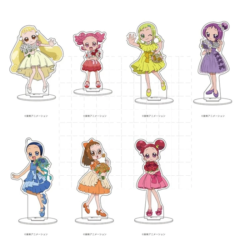 Game Ojamajo Doremi Acrylic Stand Doll Magical Anime Hazuki Hana Onpu Aiko Momoko Figure Model Plate Cosplay Toy for Gift