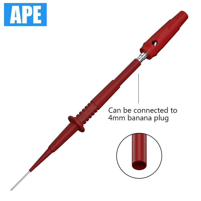 2pcs 1mm Test Pin with 4mm Female Banana Plug Electrical Connector for Multimeter test