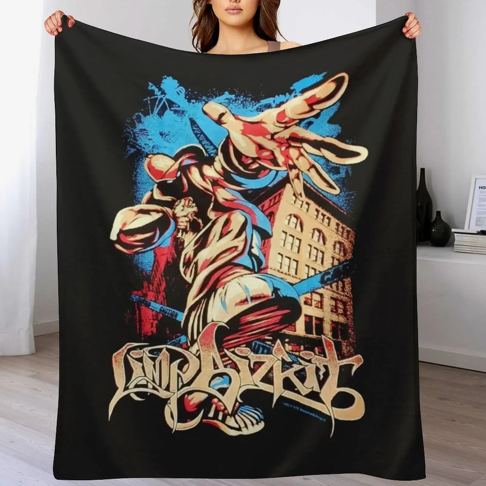 Limp Bizkit Throw Blanket Summer anime decorative Blankets For Baby Blankets