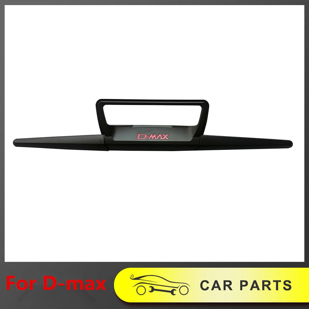 Back Door Molding ABS Plastic Matt Black Trunk Trim Tail Gate Rear Door Handle Cover Fit For Isuzu D-MAX Dmax 2021 2022