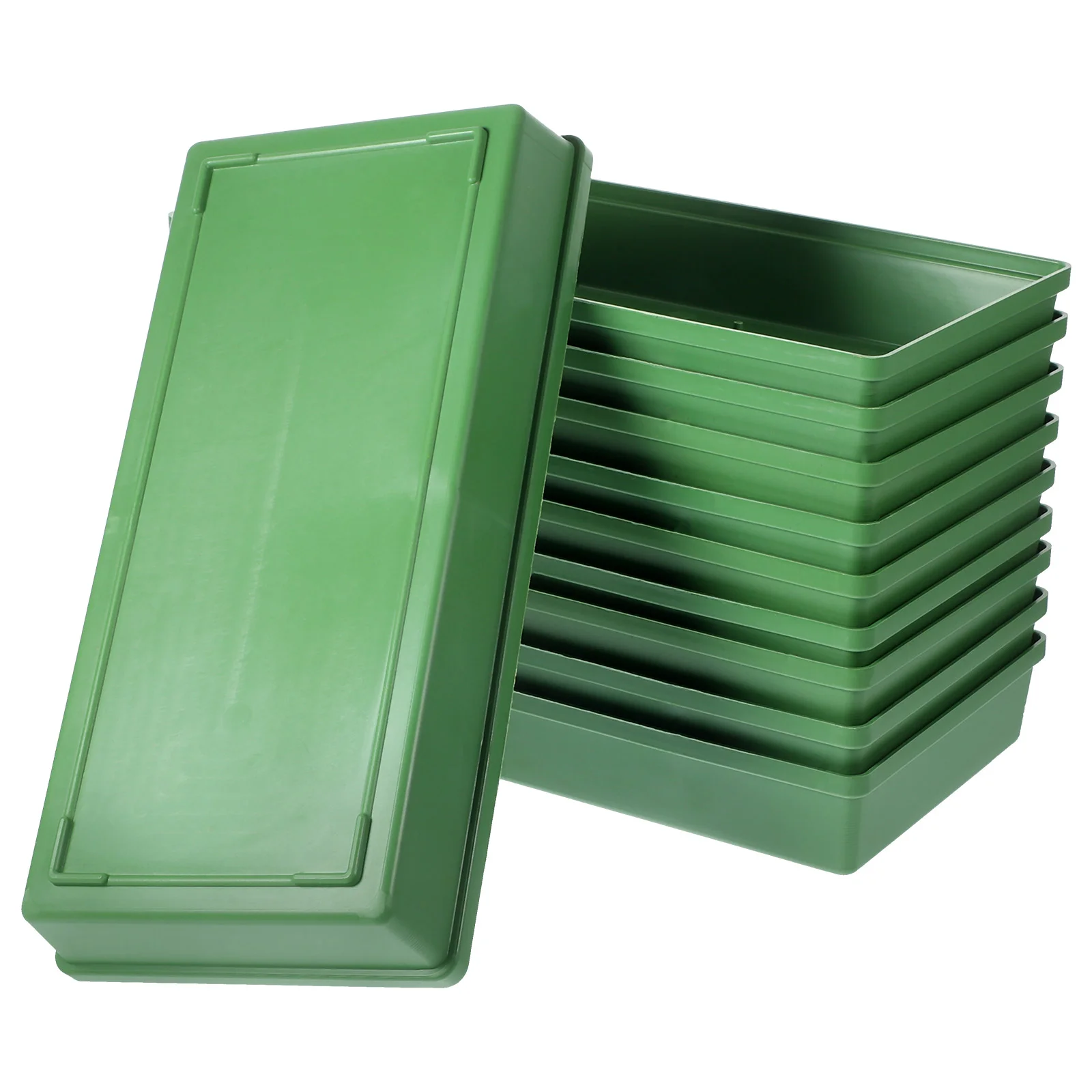 

10 Pcs Flower Mud Fixing Plate Foam Tray Trays Arrangement Supplies Landscape for Arrangements Plastic Floral Plant