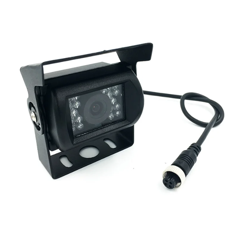 

Durable Waterproof 18 LED Car Rear View Reversing Parking Backup Camera IR Night Vision for 12V 24V Bus Truck Motorhome Van(B)