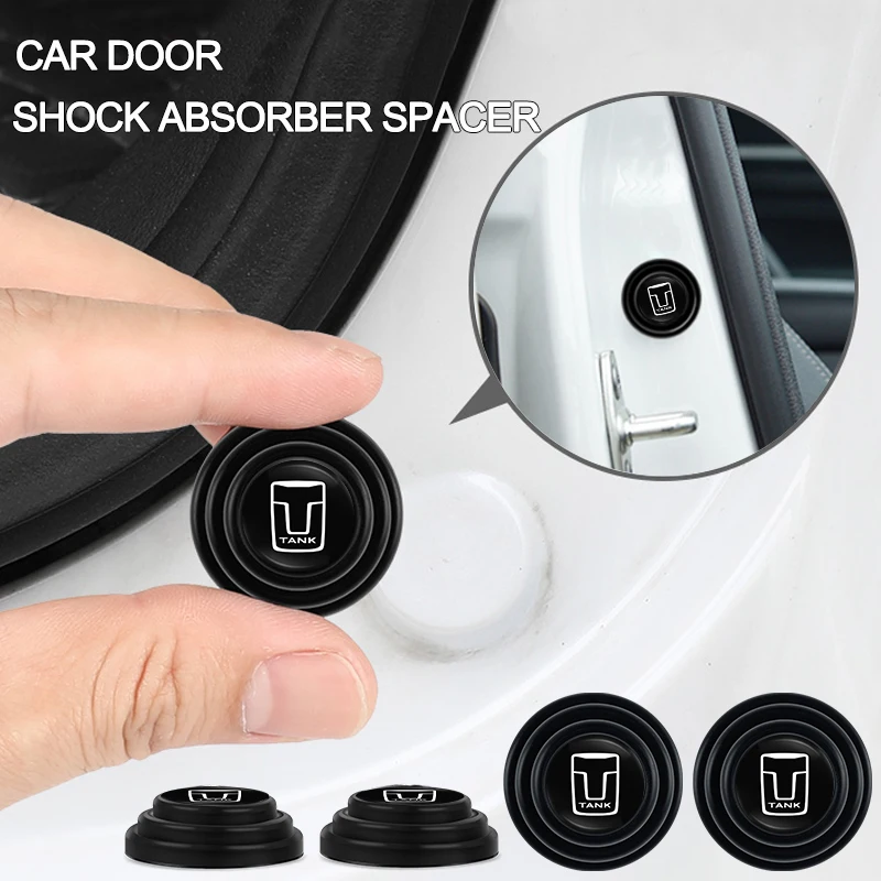 

4/8/12Pcs Car Door Anti-shock Pad Anti-noise Buffer Gasket Auto Interior For Great Wall GWM WEY TANK 300 500 Tank300 Tank500