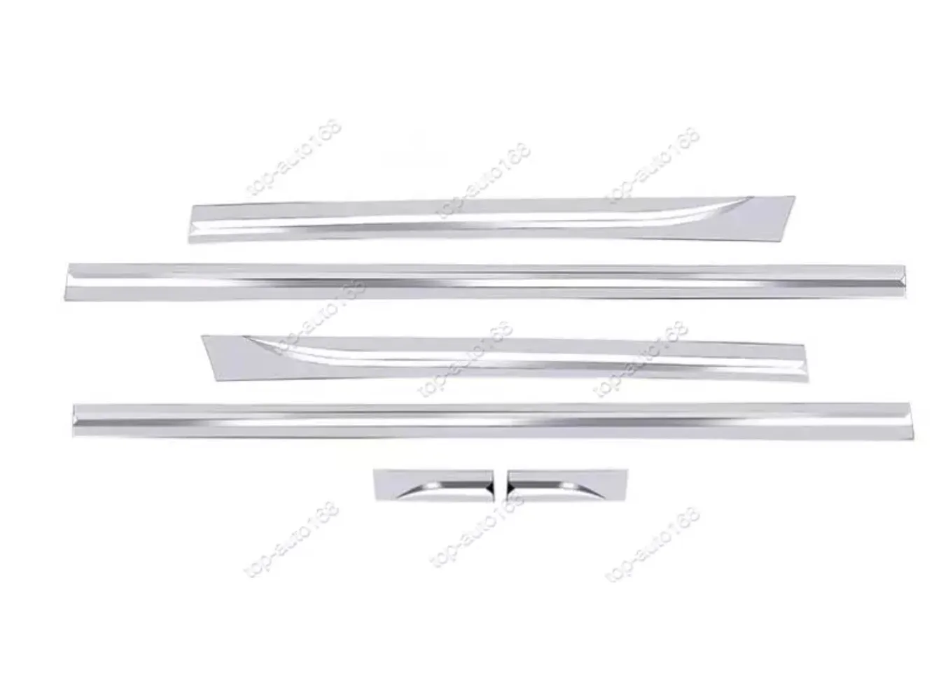 Stainless Chrome Side Body Door Side Molding Cover Trim For Mazda CX-30 2020-21