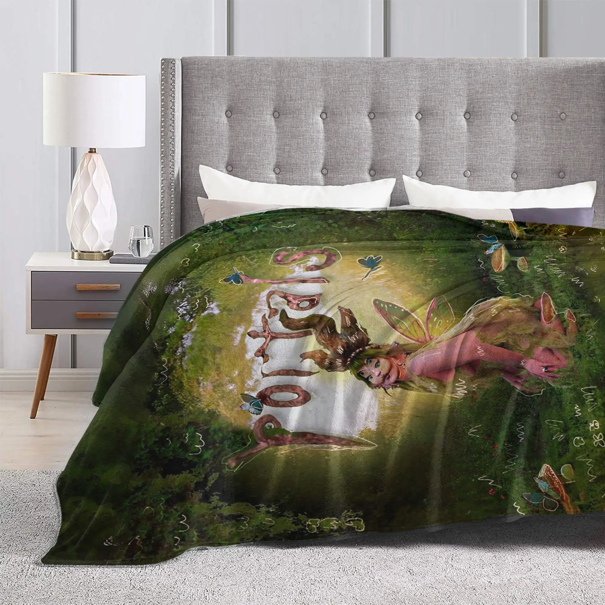 Portals Melanies Martinezs Music Wool Blanket  Customized Throw Blanket for Home Hotel Sofa  200x150cm Quilt