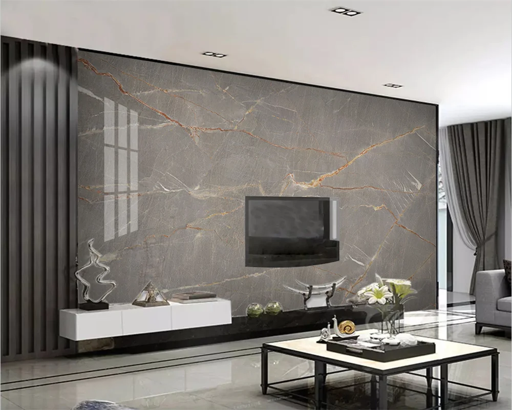 beibehang papier peint papel de parede Custom Modern Interior Bedroom Living Room Marble Background New Wallpaper