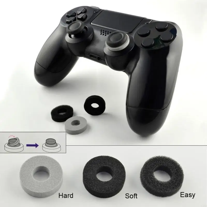 

652E Controller Motion Control Rings Aim Assist Rings for Switch Gamepad Auxiliary Sponge Target Ring