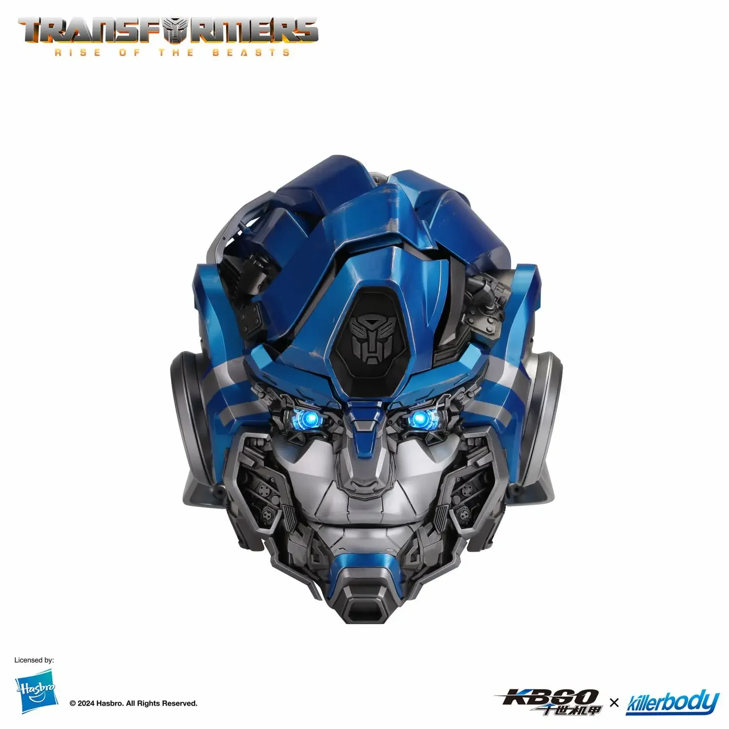 In Stock Killerbody Transformers Mirage 1:1 Wearable Helmet Variable Sound Cosplay Collection Hobby