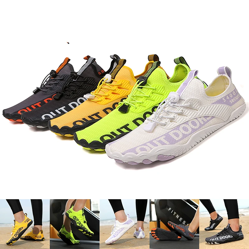 

Men Women Wading Shoes Quick Dry Outdoor Beach Barefoot Aqua Shoes Walking Sneakers Diving Surfing Shoe Indoor Yoga Shoes