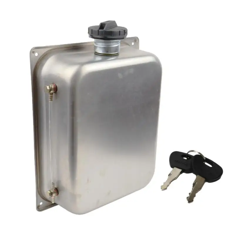 

7L Stainless Steel Fuel Tank Anti Rust Automotive Replacement Fuel Tank Oil Pot Fuel Parking Heater Storage Petrol Tank With Key