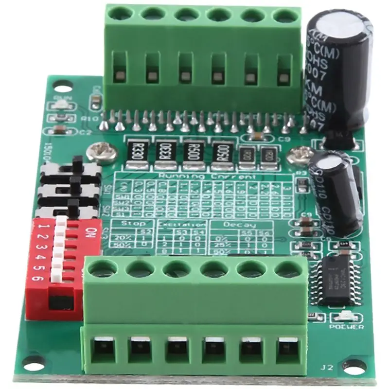 TB6560 3A Stepper Motor Driver 10-Speed Current Multi-Function Stepper Motor Driver Board Single Axis Controller Durable-AEF7