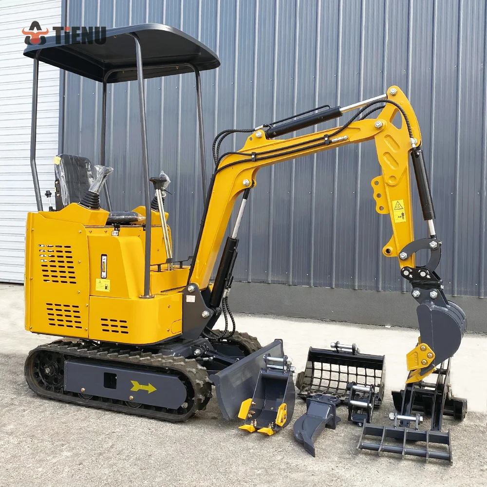 EURO5 Mini Excavator 1.5 Ton Epa Engine Small Excavator 2 Ton Customized Mini Digger Crawler Excavator with Fast Shipping
