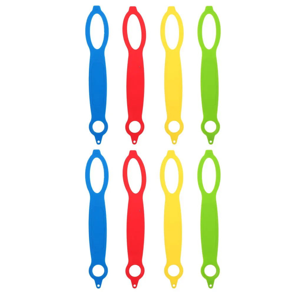 

8pcs Silicone Water Bottle Carriers Reusable Portable Bottle Handle Grip For Outdoor Hiking Running Travel Cycling Motorbike