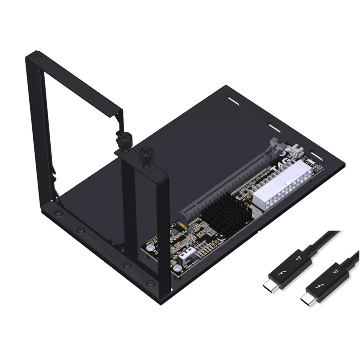Новый внешний адаптер EGPU Tech UT4G-BK7 USB4.0 к PCIe X16 EGPU для док-станции 4/3 PCIe 4.0 X4 GPU для ноутбука NUC ITX