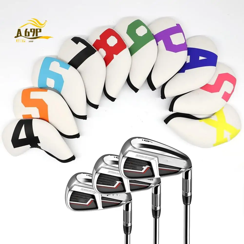 

A69P-Golf Iron Covers,Golf Iron Head Covers With Number Neoprene Golf Iron Covers Set,Golf Club Head Covers