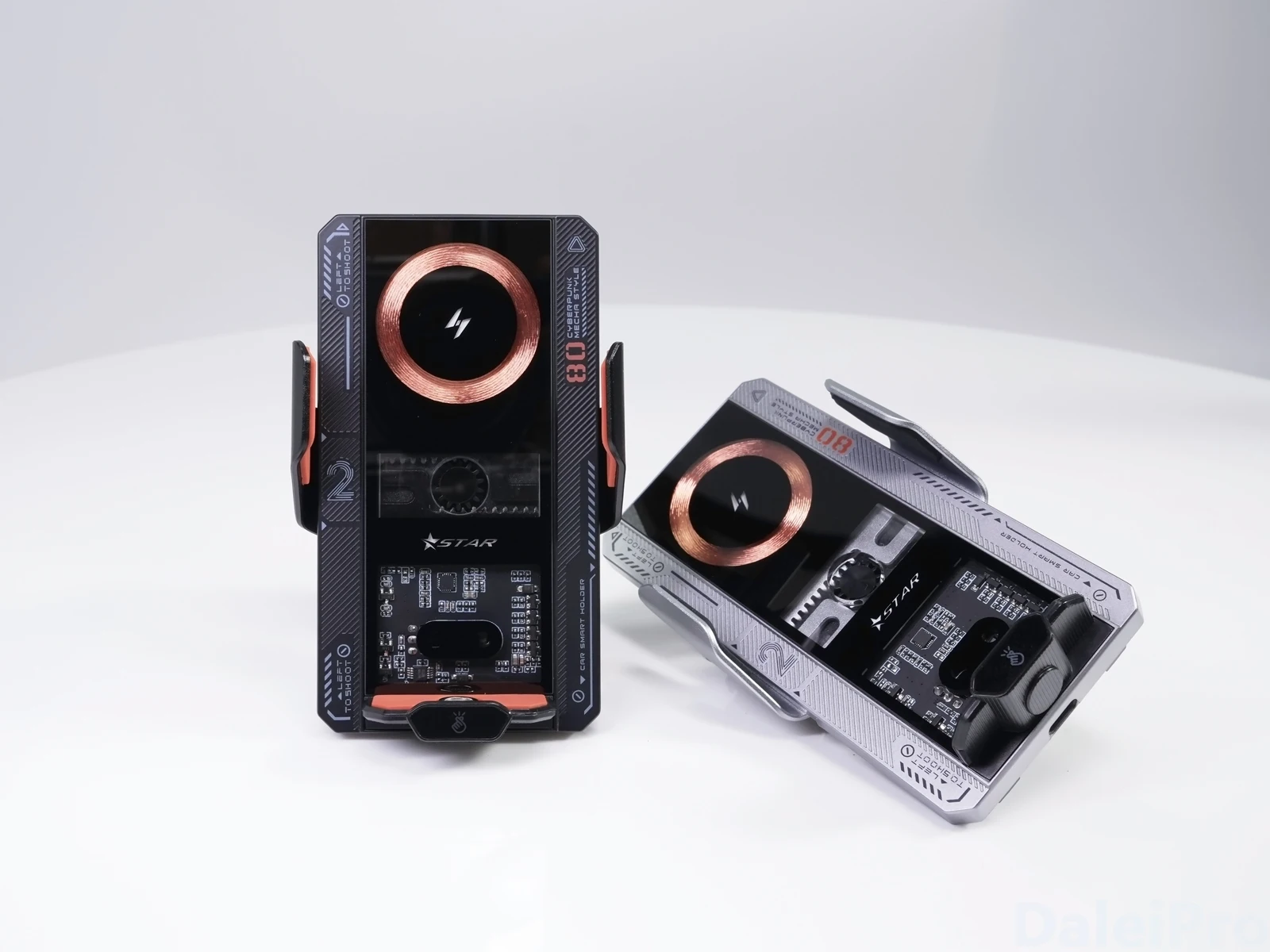 Auto Drahtlose Ladegerät Magnetische Auto Auto Halter Telefon Halterung Für Samsung iPhone Xiaomi Infrarot Induktion 66W Schnelle Ladestation – Detail 10