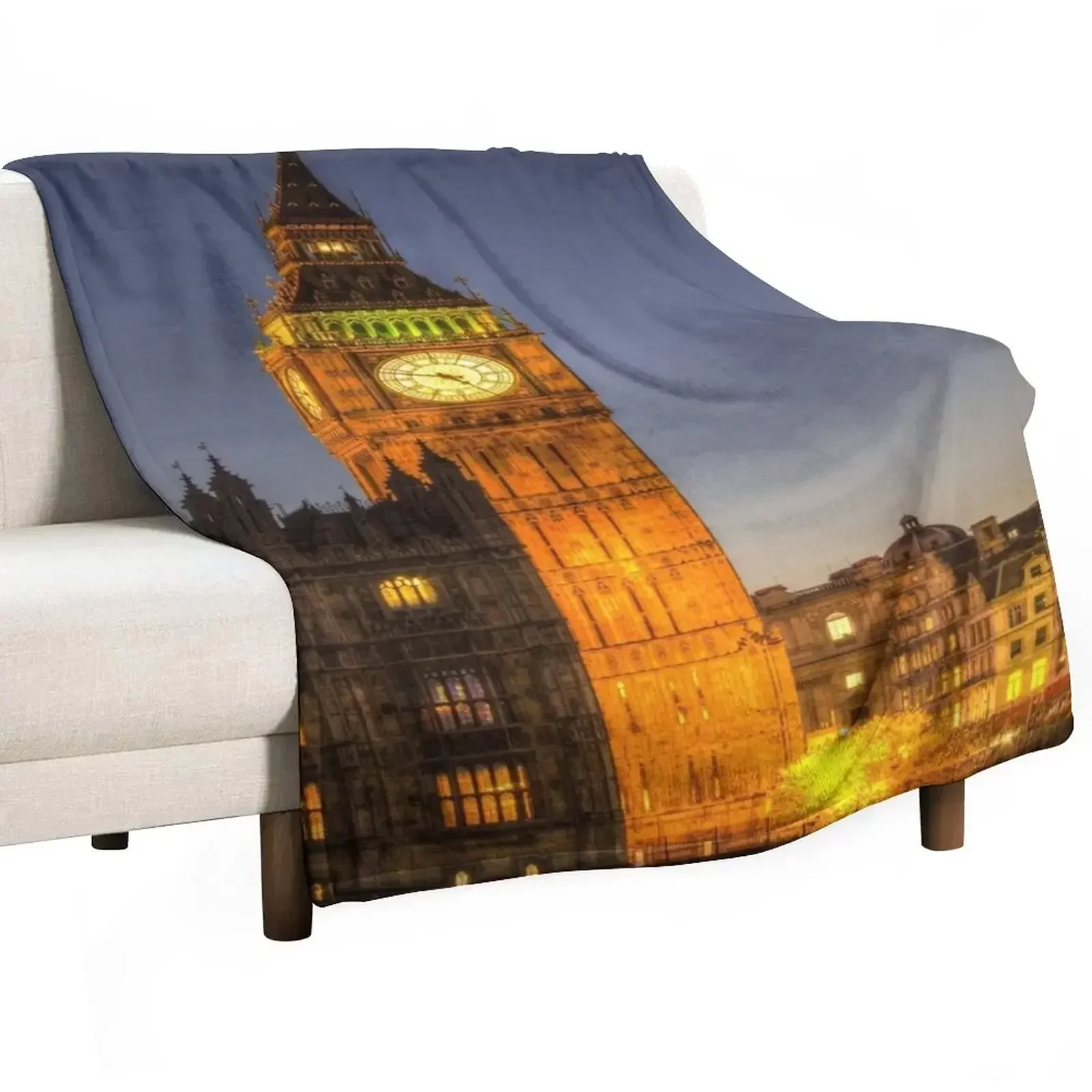 New Westminster and Big Ben Throw Blanket Picnic Loose blankets ands Winter beds Blankets