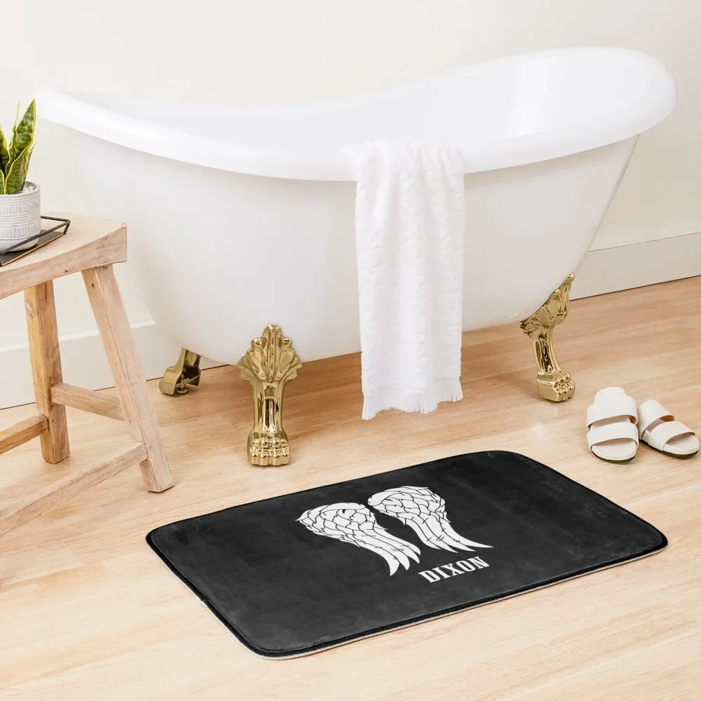 

Daryl Dixon - Motorcyle Wings Bath Mat Carpet Bathrooms Absorbent Rug Toilet Floor Mat