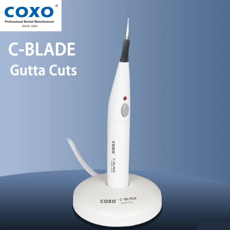 COXO C-BLADE Dental Gutta Cuts Wireless Operation Fast Heating Speed Equipped with 4 Types of Heating Needles