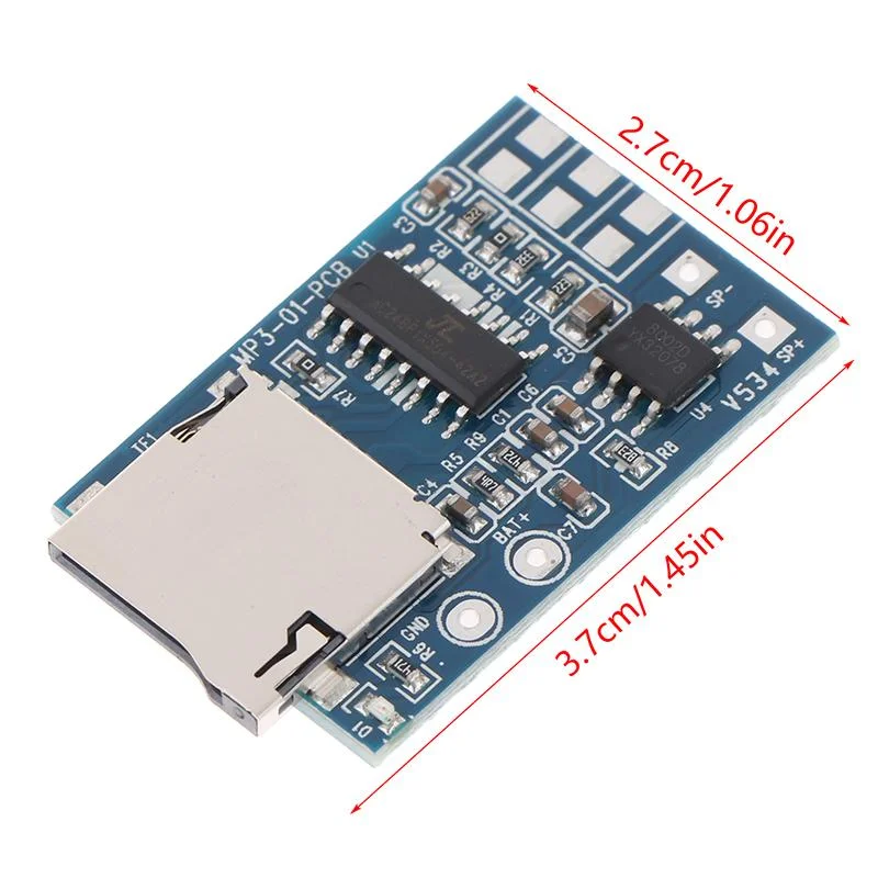 1PCS Für Arduino GM Netzteil Modul 5V GPD2846A TF Karte MP3 Decoder Board 2W Verstärker Modul
