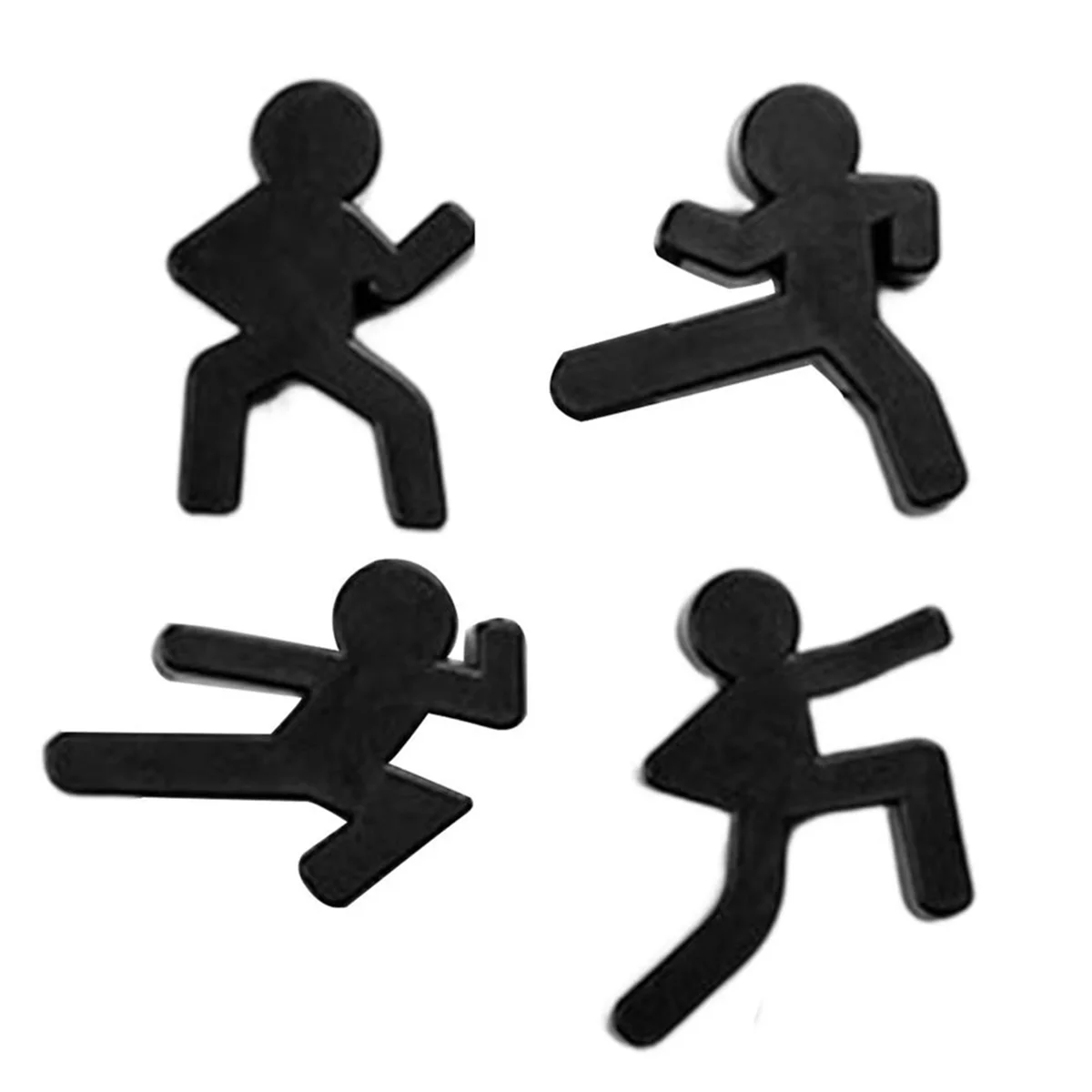 

ABJZ Магниты Stickman, 4 шт., декоративные магниты Stickman, крутые магнитные украшения для дома, кухонные аксессуары для личного использования