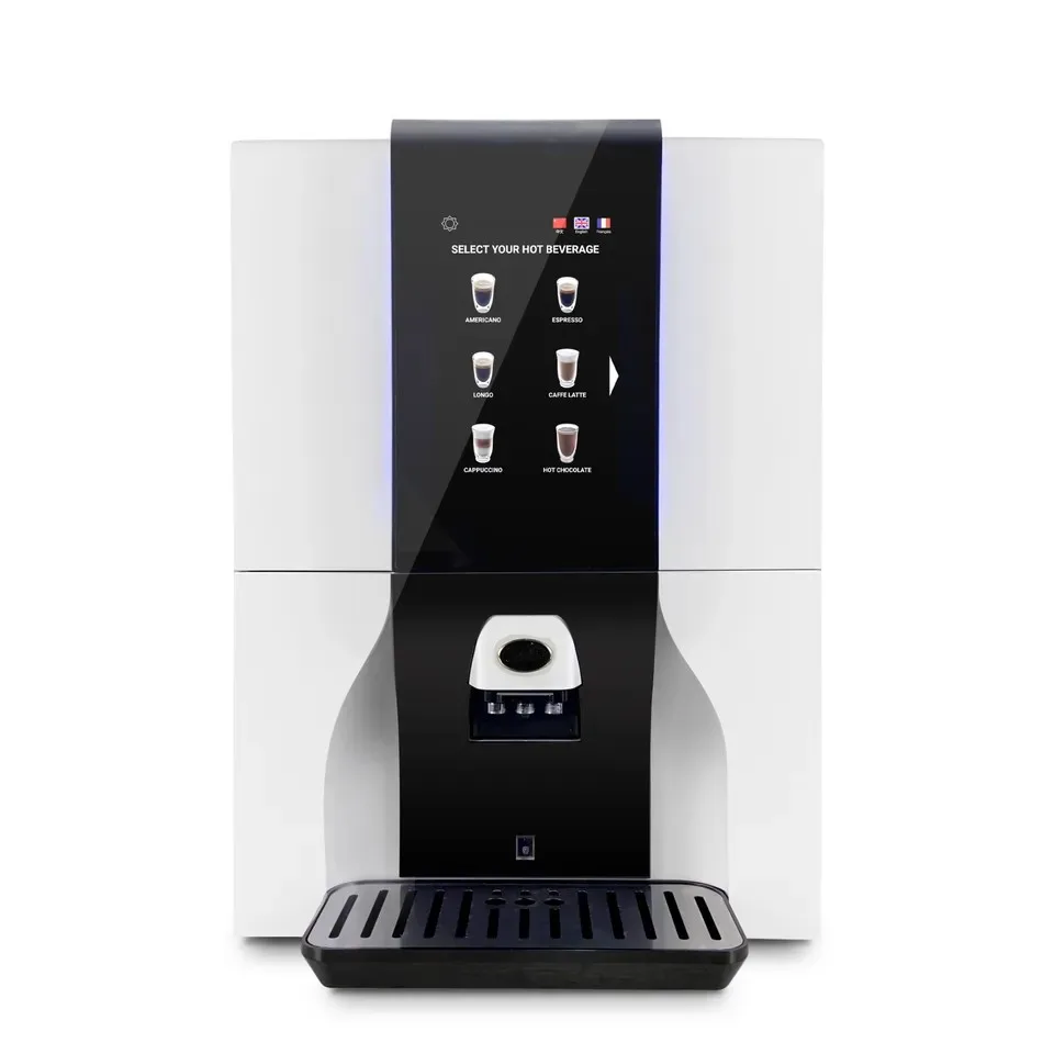 Fully Automatic Instant Bean To Cup Electric Aluminum Coffee Vending Machine