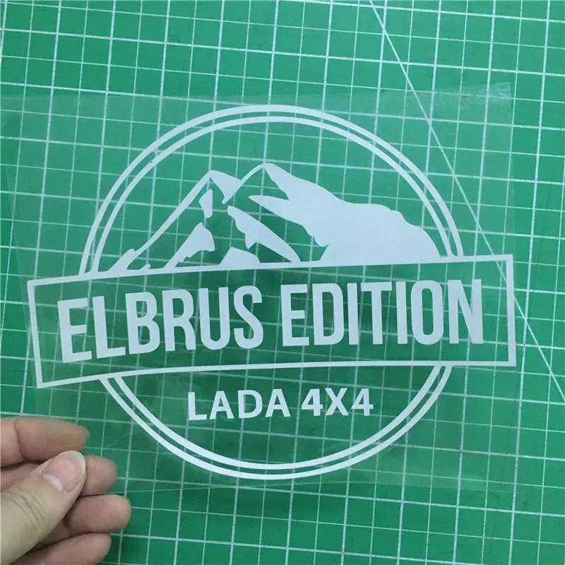 Tri Mishki HZX255# 15*18.5cm SUV Off-road funny auto car stickers elbrus edition lada niva 4x4  Vinyl Decals Accessories