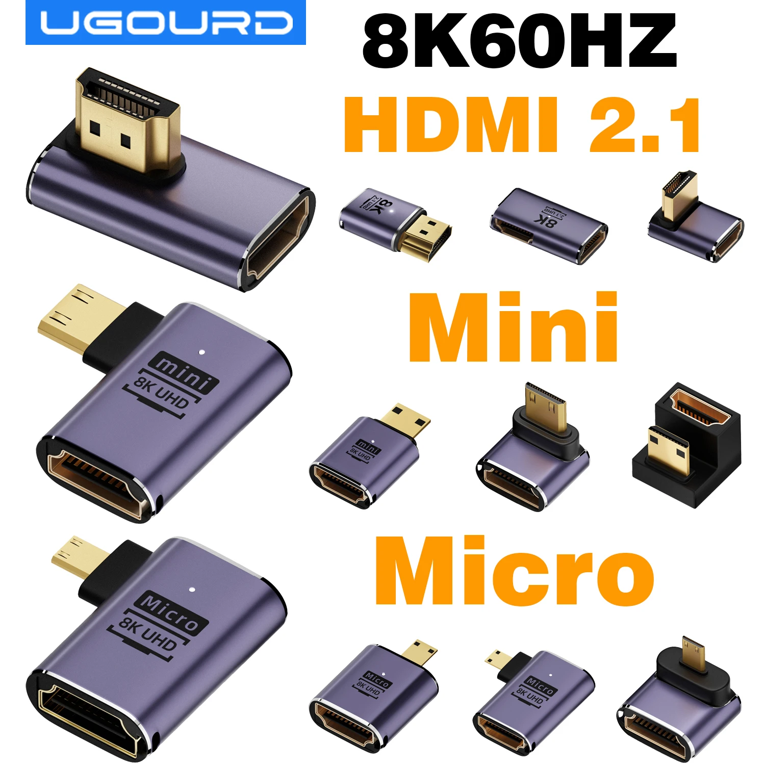 

Кабель-адаптер HDMI 2,1, 8K60HZ 4K120HZ HDMI2.0, преобразователь 48gpbs для проектора HDTV PS4 PS5, удлинитель экрана ноутбука и ПК