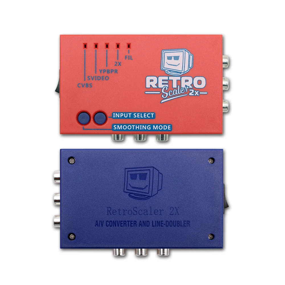 2x HD Converter A/V to Hdmi Converter HD Transverter Zero Lag อุปกรณ์ใช้งานร่วมกับ Vic20 Atari2600 Msx NES N64 NGC