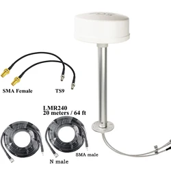 STC Zain Mobily 5g 4g 3g 2g antenna feedhorn 600-6000MHz Outdoor mimo feed 2X30dBi Long distance ultra External Antenna