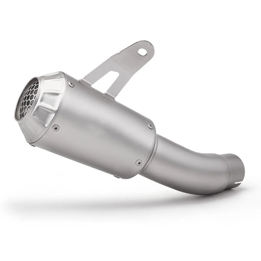 

For Kawasaki Ninja ZX-6R 636 2024-2025 ZX6R ZX636 Escape Motorcycle Exhaust Pipe Link Pipe Silvery Muffler Tips 51MM Slip-On