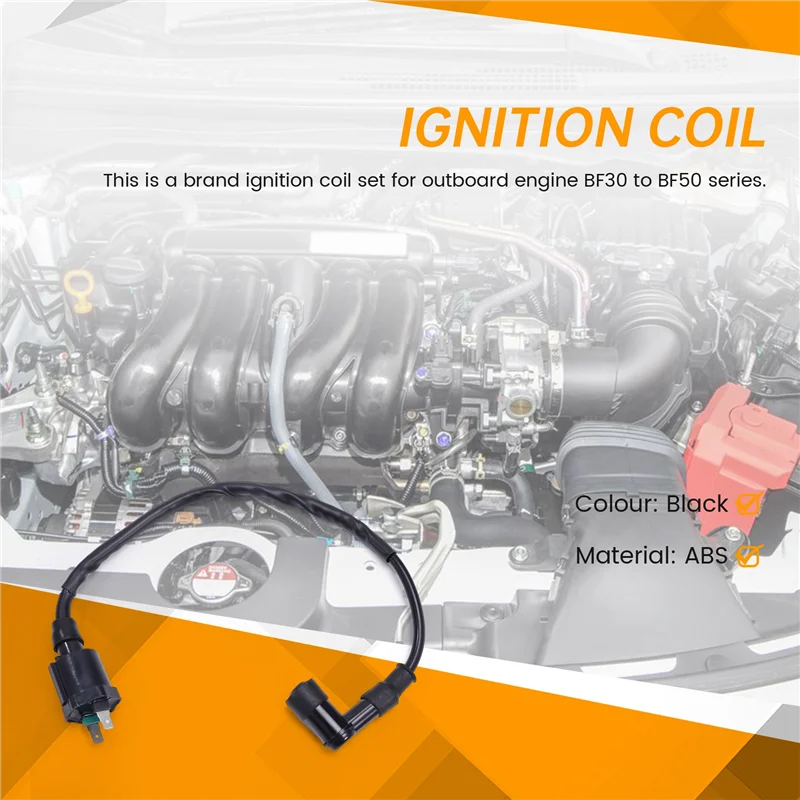 

Ignition Coil For Honda 35-40-45-50HP 1997-2007 Outboard 30511-ZV5 30511-ZV5-003