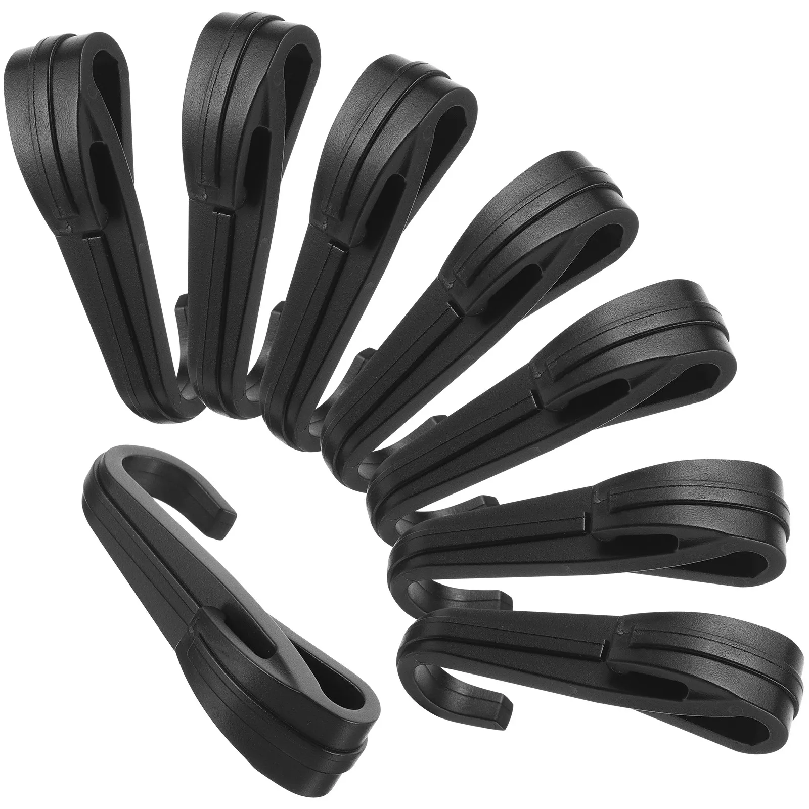 12Pcs Safety Clip Headlamp Hook for Hardhat Lightweight Headlight Clip Construction Work Outdoor Easily Mount Hard Hat
